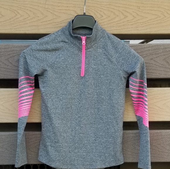 Sweat Capuche Fille Justice – Gris – Zip – Taille 14 – Très Bon État